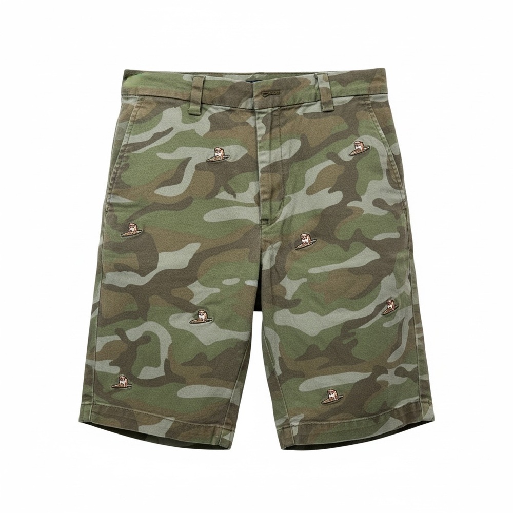 Vineyard Vines Green Camouflage Shorts